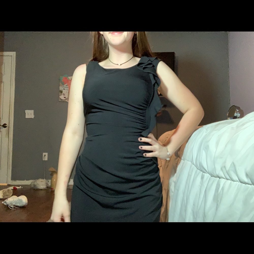 All black dress